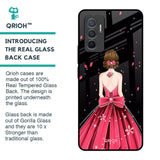 Fashion Princess Glass Case for Vivo V23e 5G