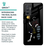 Luffy Line Art Glass Case for Vivo V23e 5G