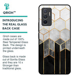 Tricolor Pattern Glass Case for Vivo V23e 5G