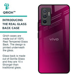 Pink Burst Glass Case for Vivo V23e 5G