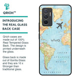 Fly Around The World Glass Case for Vivo V23e 5G