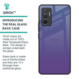 Indigo Pastel Glass Case For Vivo V23e 5G