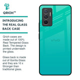 Cuba Blue Glass Case For Vivo V23e 5G