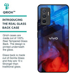 Dim Smoke Glass Case for Vivo V23e 5G