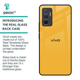 Fluorescent Yellow Glass case for Vivo V23e 5G