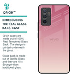 Blooming Pink Glass Case for Vivo V23e 5G