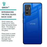 Egyptian Blue Glass Case for Vivo V23e 5G
