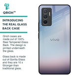 Light Sky Texture Glass Case for Vivo V23e 5G