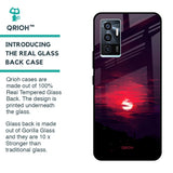 Morning Red Sky Glass Case For Vivo V23e 5G