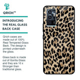 Leopard Seamless Glass Case For Vivo V23e 5G