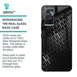 Dark Abstract Pattern Glass Case For Vivo V23e 5G