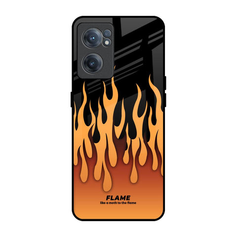 Fire Flame OnePlus Nord CE 2 5G Glass Back Cover Online
