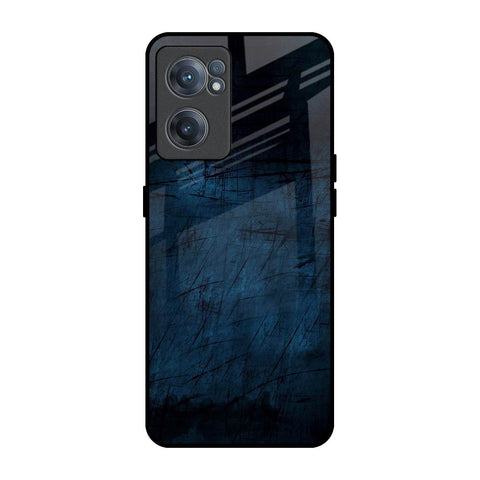 Dark Blue Grunge OnePlus Nord CE 2 5G Glass Back Cover Online
