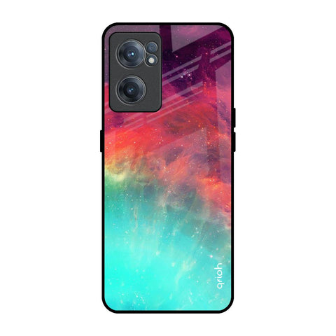 Colorful Aura OnePlus Nord CE 2 5G Glass Back Cover Online
