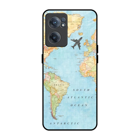 Travel Map OnePlus Nord CE 2 5G Glass Back Cover Online