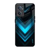 Vertical Blue Arrow OnePlus Nord CE 2 5G Glass Back Cover Online