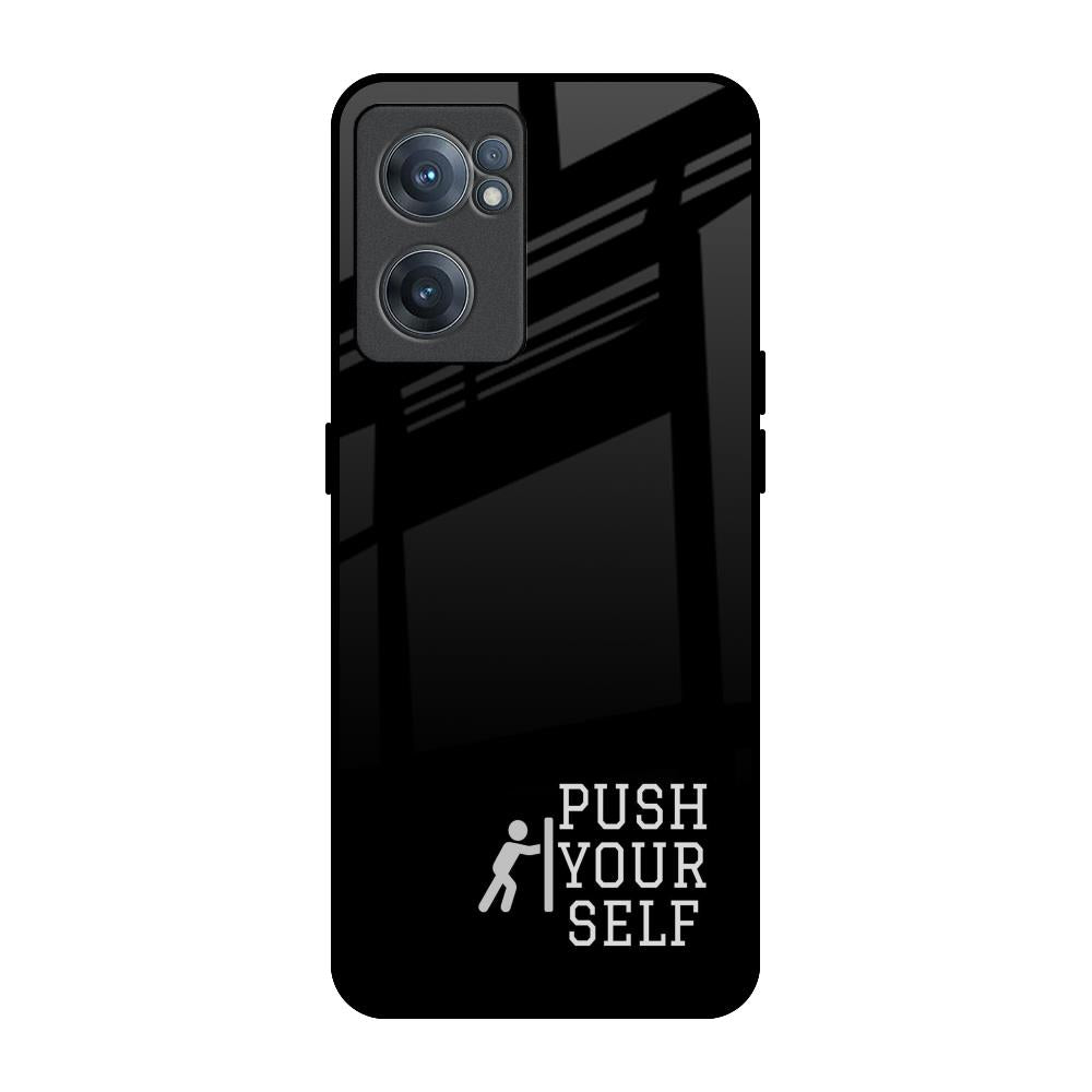 Push Your Self OnePlus Nord CE 2 5G Glass Back Cover Online