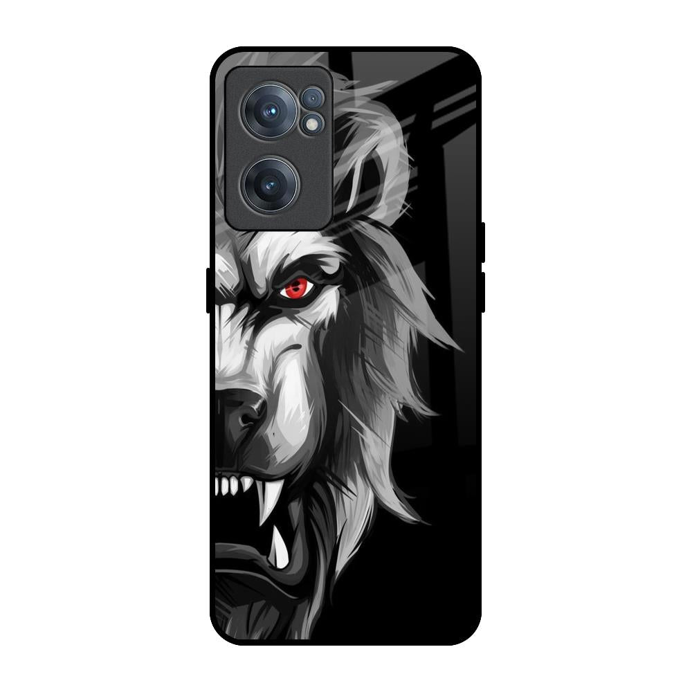 Wild Lion OnePlus Nord CE 2 5G Glass Back Cover Online