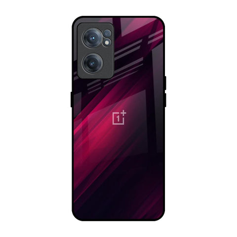 Razor Black OnePlus Nord CE 2 5G Glass Back Cover Online
