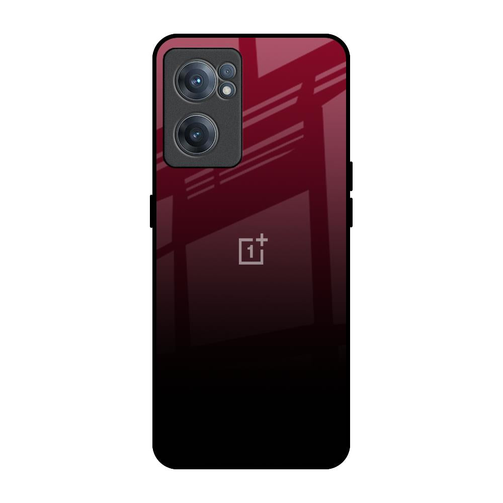 Wine Red OnePlus Nord CE 2 5G Glass Back Cover Online