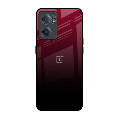 Wine Red OnePlus Nord CE 2 5G Glass Back Cover Online