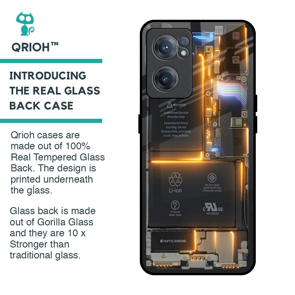 Glow Up Skeleton Glass Case for OnePlus Nord CE 2 5G