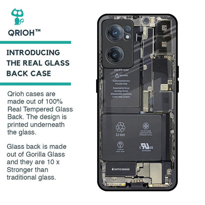 Skeleton Inside Glass Case for OnePlus Nord CE 2 5G