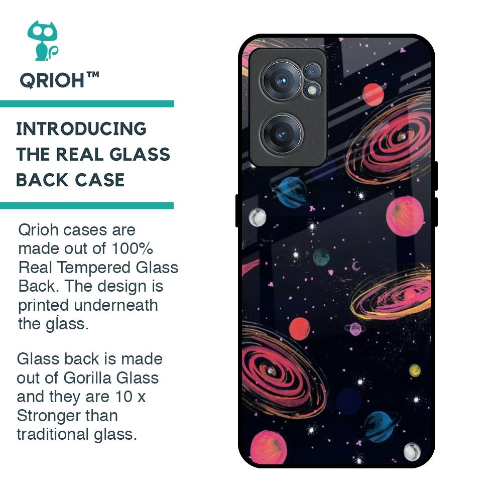 Galaxy In Dream Glass Case For OnePlus Nord CE 2 5G