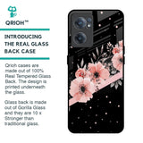 Floral Black Band Glass Case For OnePlus Nord CE 2 5G