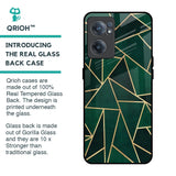 Abstract Green Glass Case For OnePlus Nord CE 2 5G