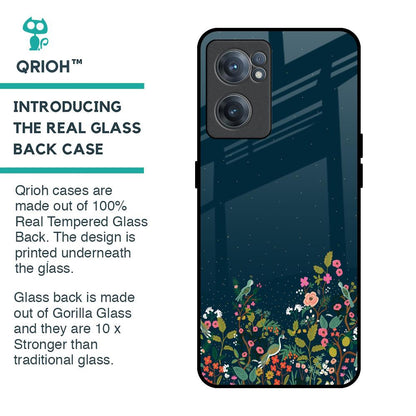 Small Garden Glass Case For OnePlus Nord CE 2 5G