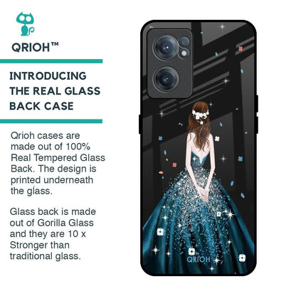 Queen Of Fashion Glass Case for OnePlus Nord CE 2 5G