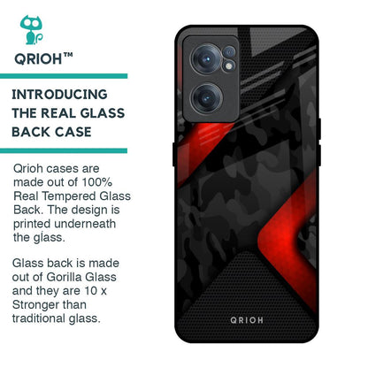 Modern Camo Abstract Glass Case for OnePlus Nord CE 2 5G