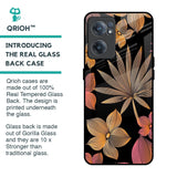 Lines Pattern Flowers Glass Case for OnePlus Nord CE 2 5G