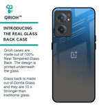 Blue Grey Ombre Glass Case for OnePlus Nord CE 2 5G