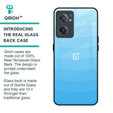 Wavy Blue Pattern Glass Case for OnePlus Nord CE 2 5G