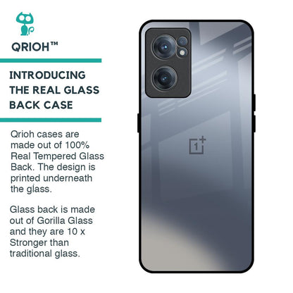 Space Grey Gradient Glass Case for OnePlus Nord CE 2 5G