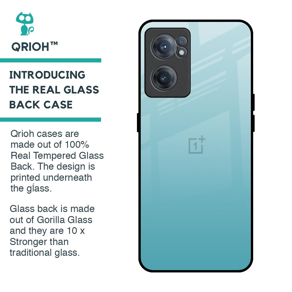 Arctic Blue Glass Case For OnePlus Nord CE 2 5G