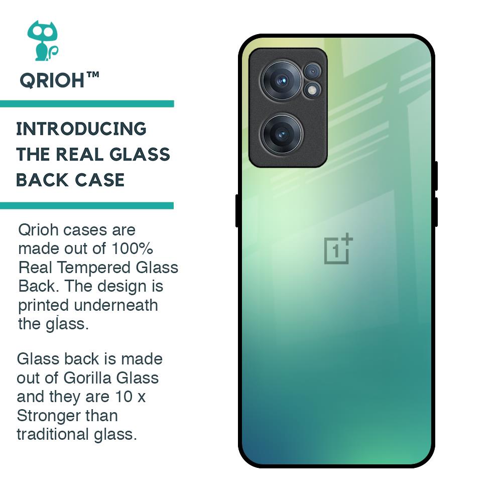 Dusty Green Glass Case for OnePlus Nord CE 2 5G