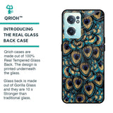Peacock Feathers Glass case for OnePlus Nord CE 2 5G