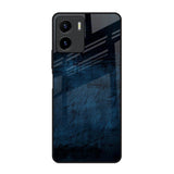 Dark Blue Grunge Vivo Y15s Glass Back Cover Online