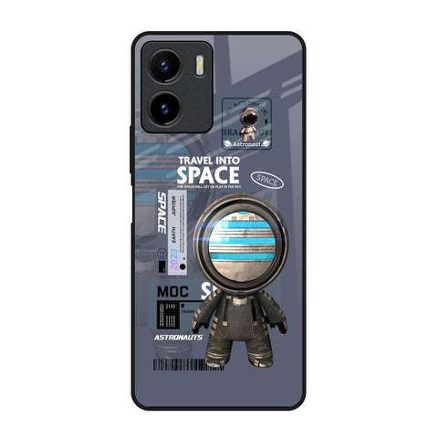 Space Travel Vivo Y15s Glass Back Cover Online