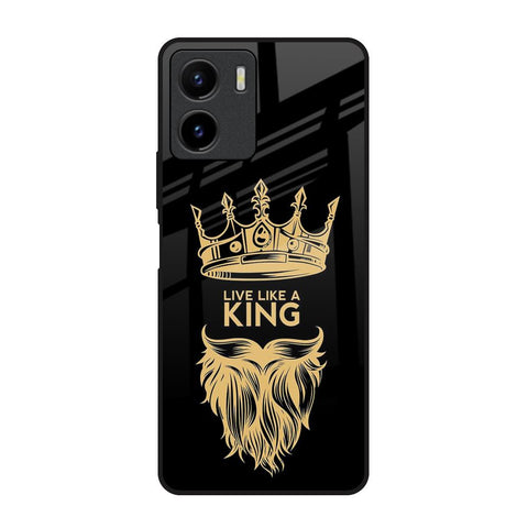 King Life Vivo Y15s Glass Back Cover Online