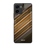 Diagonal Slash Pattern Vivo Y15s Glass Back Cover Online