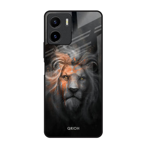 Devil Lion Vivo Y15s Glass Back Cover Online