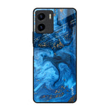 Gold Sprinkle Vivo Y15s Glass Back Cover Online