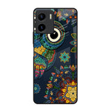 Owl Art Vivo Y15s Glass Back Cover Online