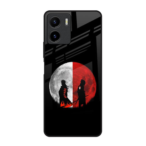 Anime Red Moon Vivo Y15s Glass Back Cover Online