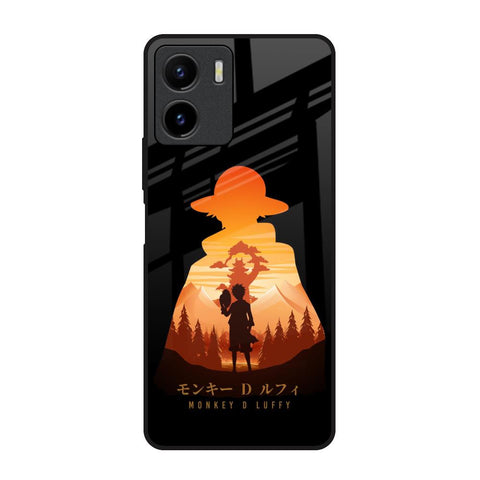 Luffy One Piece Vivo Y15s Glass Back Cover Online