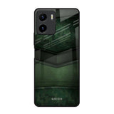 Green Leather Vivo Y15s Glass Back Cover Online